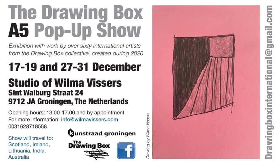 invitation The Drawing Box A5 Pop-Up Show